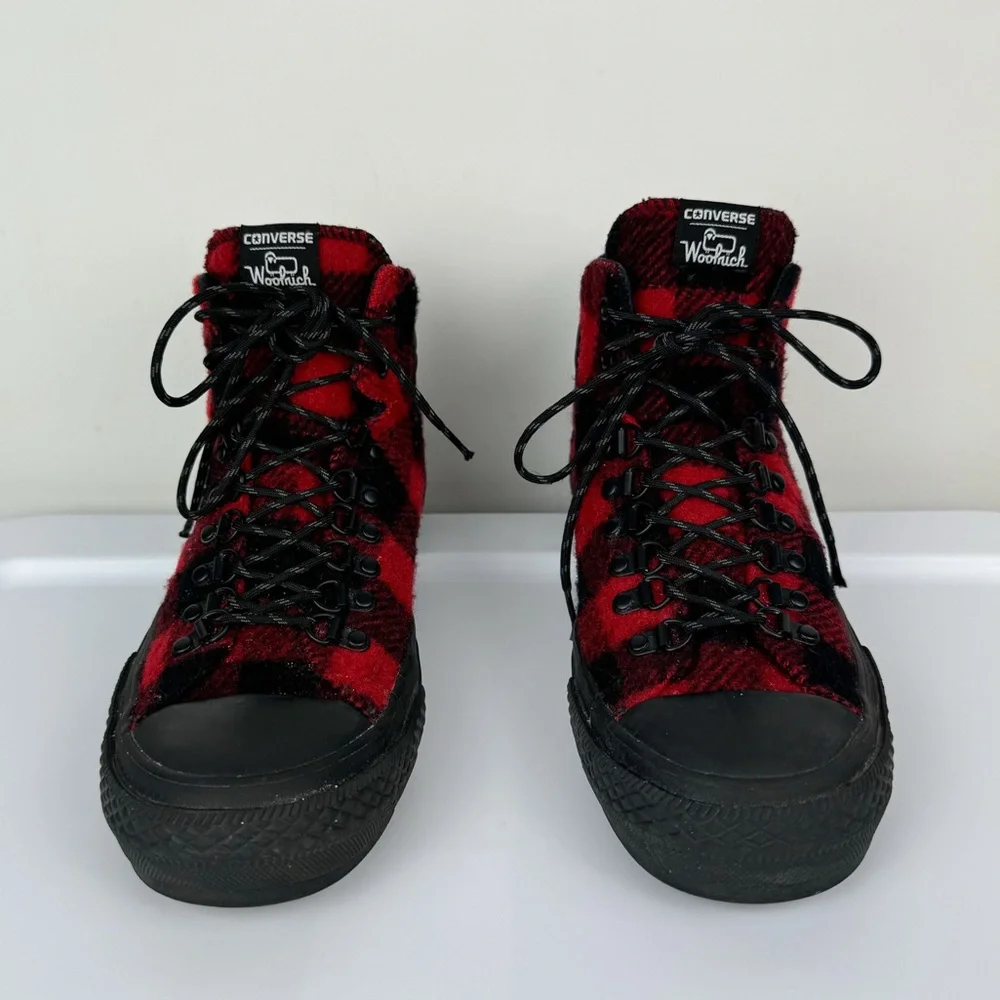 Converse X Woolrich Street Hiker High Top Sneaker Boots Sz 8 Mens / 9.5 Womens
